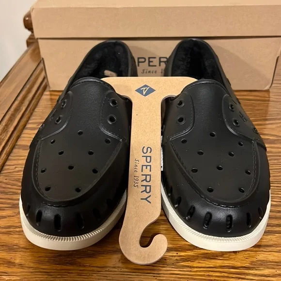 sperry Men’s AO Float Cozy BlackSlip On, Size 10 Sperry_Mens_AOFloat_Firecracke  main image 4
